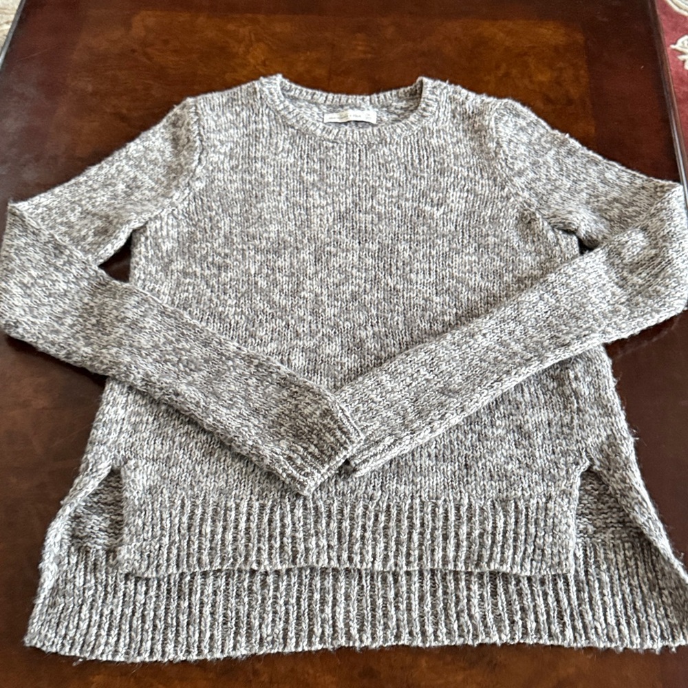 Abercrombie & Fitch Marled Gray Women's Sweater